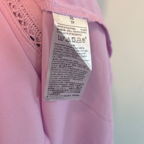 Banana Republic Light Purple Pleated Blouse - Picture 3 of 4